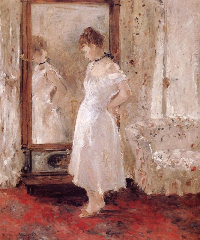 Berthe Morisot The Woman in front of the mirror